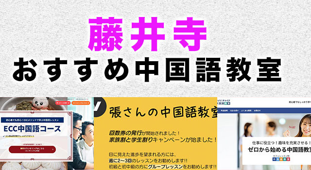 藤井寺市のおすすめ中国語教室
