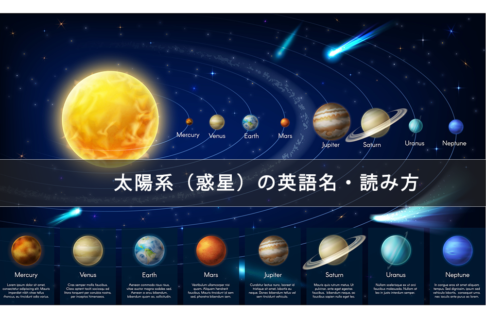 太陽系（惑星）は英語で何て言う？英語名・読み方・発音一覧（発音記号・音声付き）